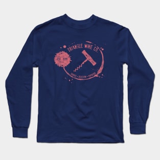 Triangle Wine Company Stamped Long Sleeve T-Shirt